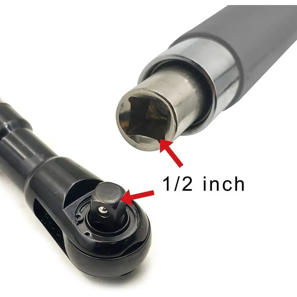 Impact-Resistant Extension Wrench Set with 4 Sockets and 1/2 Drill Adapters for Enhanced Torque