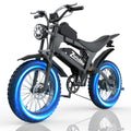 ZorixBike R8Max Adult Ebike 3000W Motor 35 MPH 48V 20Ah Lithium-Ion Battery 40-80 Mile Range Front 19"/ Rear 17"  Off-Road Tires