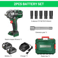 YEARTOP 2800N.M Brushless Electric Extended Anvil Impact Wrench 1/2 Inch Cordless Car Repair Power Tool For Makita 18V Battery