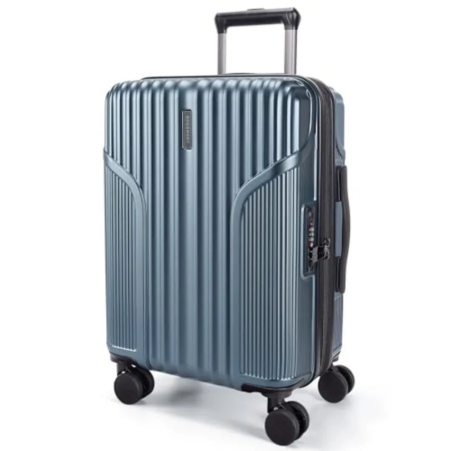 Expandable Carry On Luggage 22x14x9 Airline Approved, Carry-On Suitcase with Spinner Wheels, Hardside Polycarbonate Rolling Tra