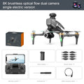 New V196 Drone 8K Professional HD Dual Camera Wifi 360° Obstacle Avoidance Brushless Foldable Quadcopter RC Drone Toy