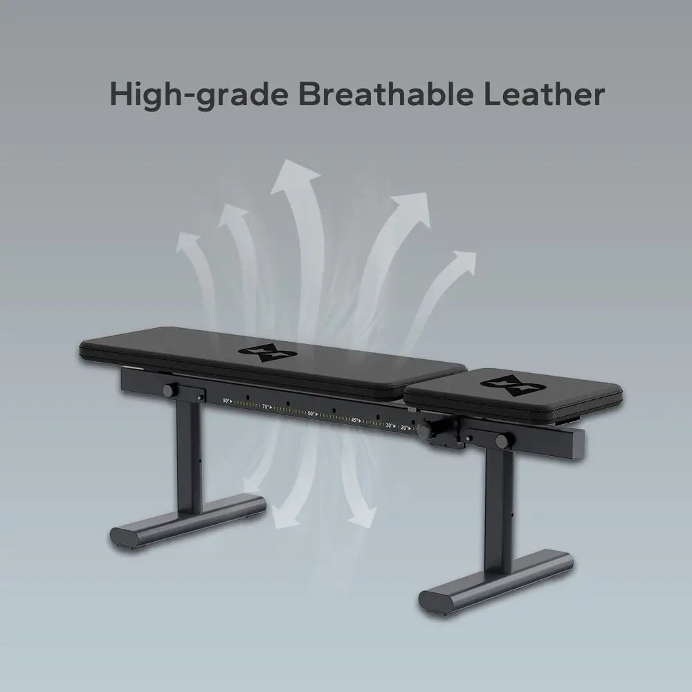 Adjustable Weight Bench, Foldable Workout Bench for Home Gym Use, Weight Bench with 881 LBS Weight CapacityBlack