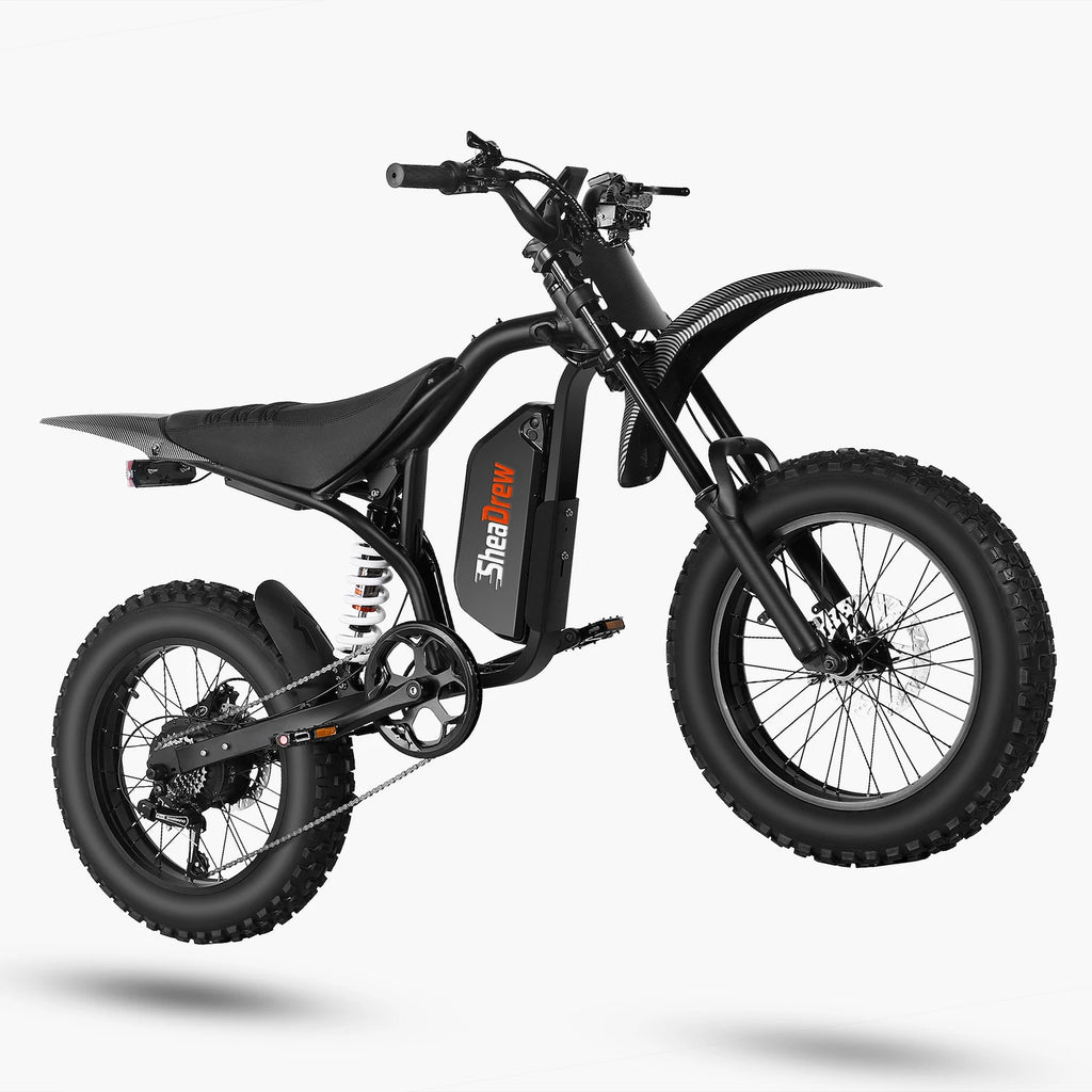 SheaDrew Electric Bike For Adult 1500W Mountain Off-Road Motorcycle 48V 15Ah Battery 20*4.0 Inch Fat Tire E-bike Bicycle