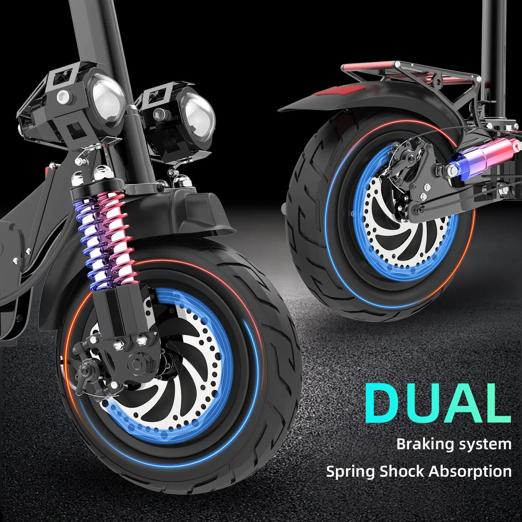 X500 Foldable Electric Scooter for Adults, 2000W Dual Motor, 40 MPH Speed, 40 Miles Long Range, Adult Commuter E Scooter