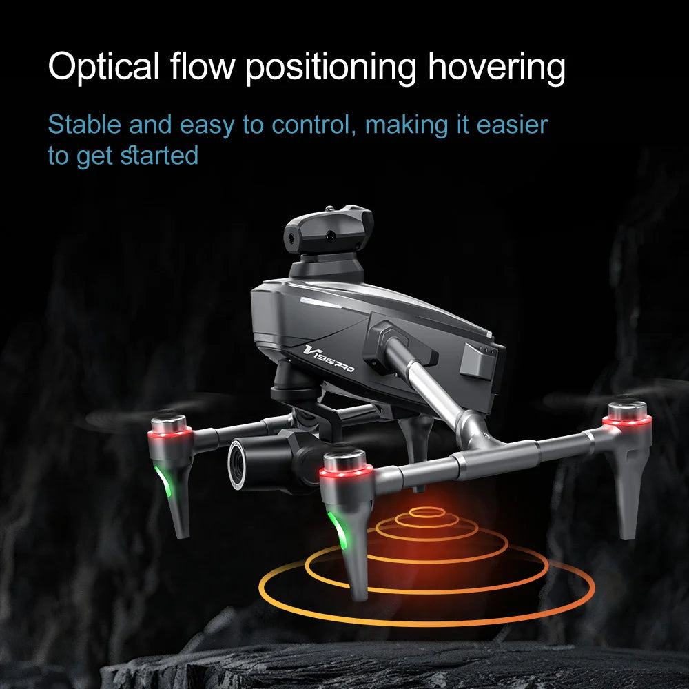 New V196 Drone 8K Professional HD Dual Camera Wifi 360° Obstacle Avoidance Brushless Foldable Quadcopter RC Drone Toy
