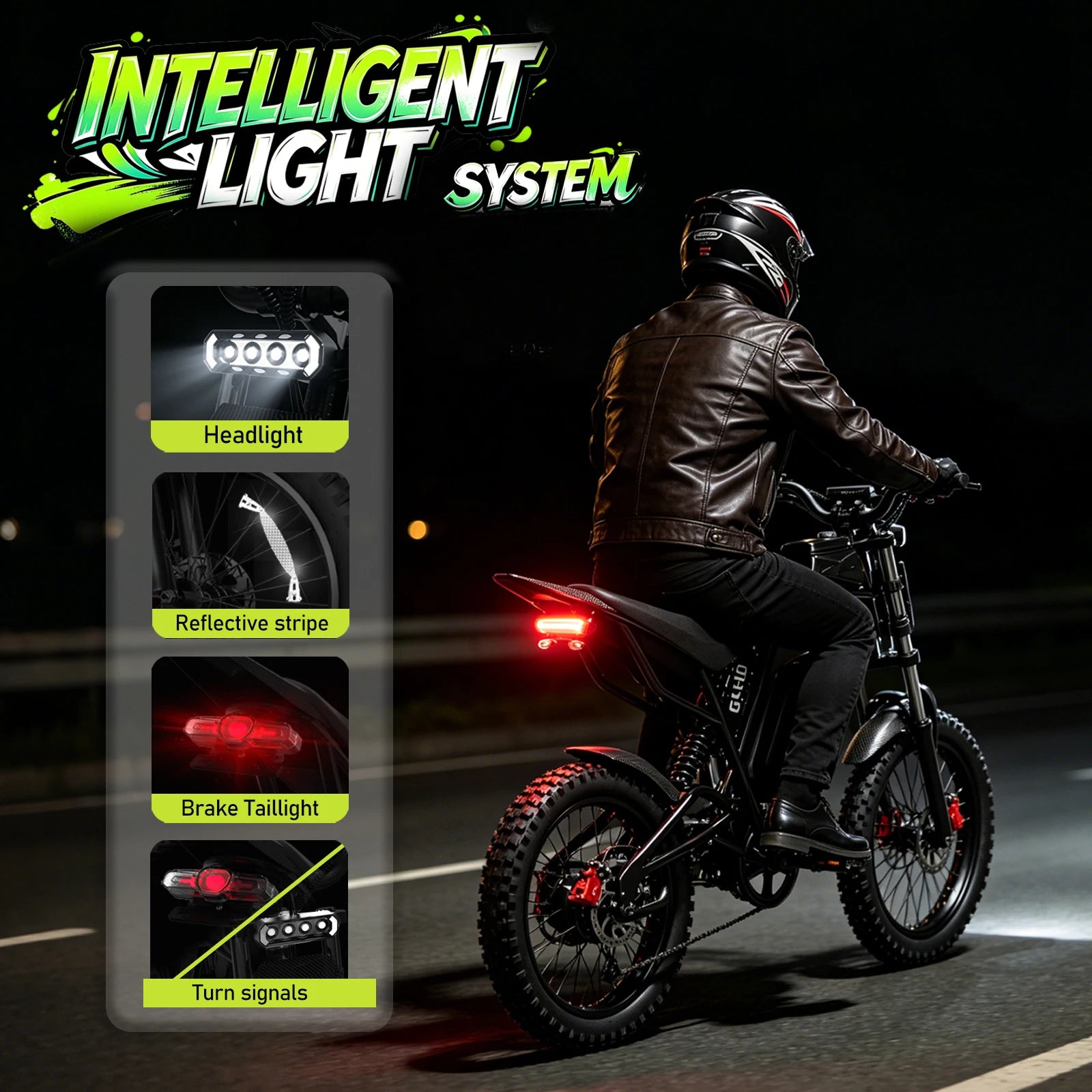 Upgraded+ 2500W Electric Bike for Adults & Teens, NFC & Password Unlock, 40Mph Fast E Bike with 52V 25Ah Battery, 90 Miles PAS Mode, Full Suspension, Dual Hydraulic Brake, Turn Signal Light, 23x3.0" Fat Tire All Terrain Dirt