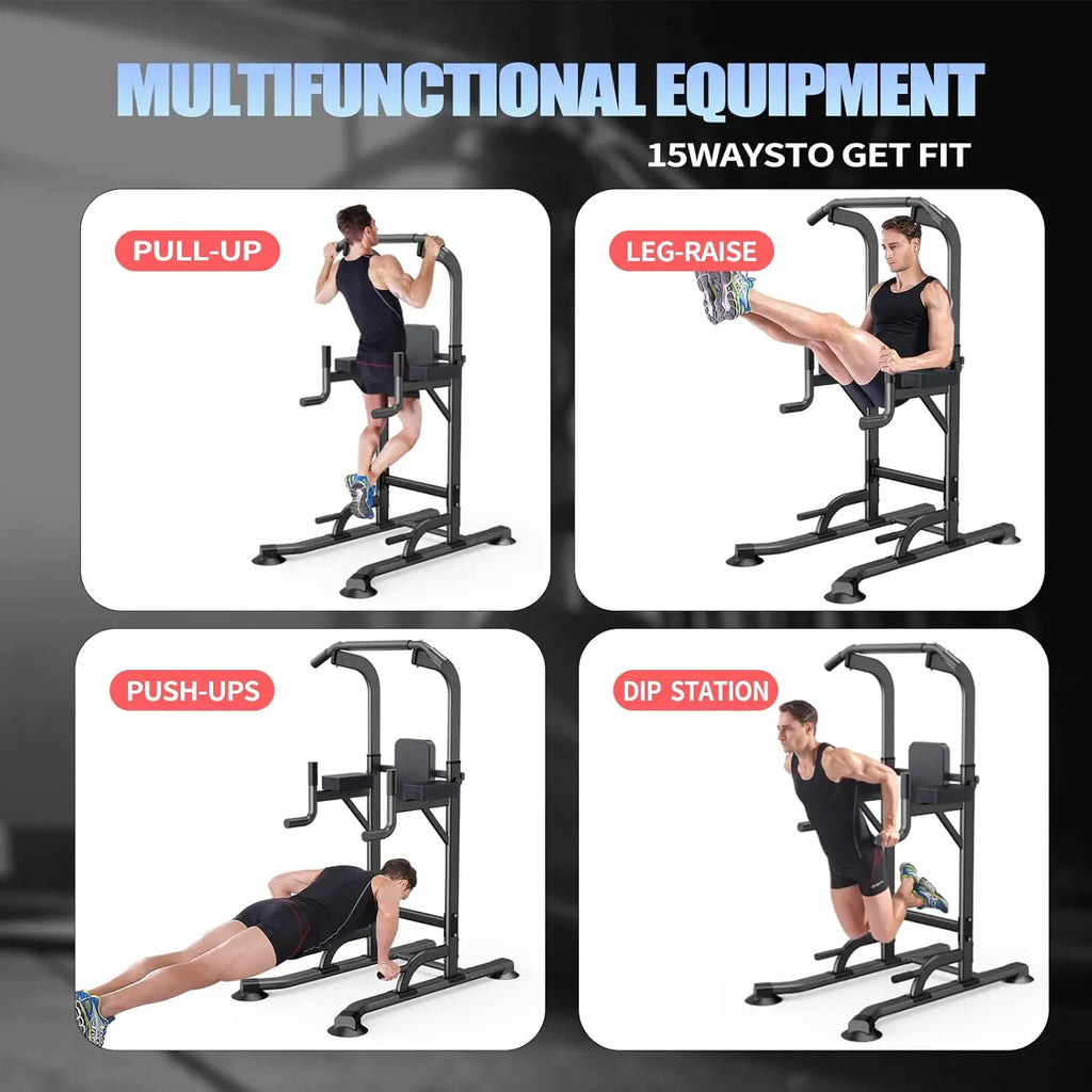 Home Gym Use, Iron Material, Gray Color, Adjustable Height, Multi-Function for Strength Training