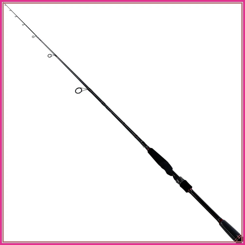 Travel Fishing Rod - 6'6" Telescopic Spinning Rod with Graphite Blank and Aluminum Oxide Guides