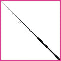 Travel Fishing Rod - 6'6" Telescopic Spinning Rod with Graphite Blank and Aluminum Oxide Guides