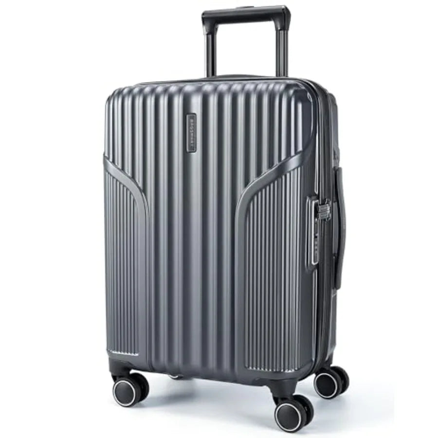 Expandable Carry On Luggage 22x14x9 Airline Approved, Carry-On Suitcase with Spinner Wheels, Hardside Polycarbonate Rolling Tra
