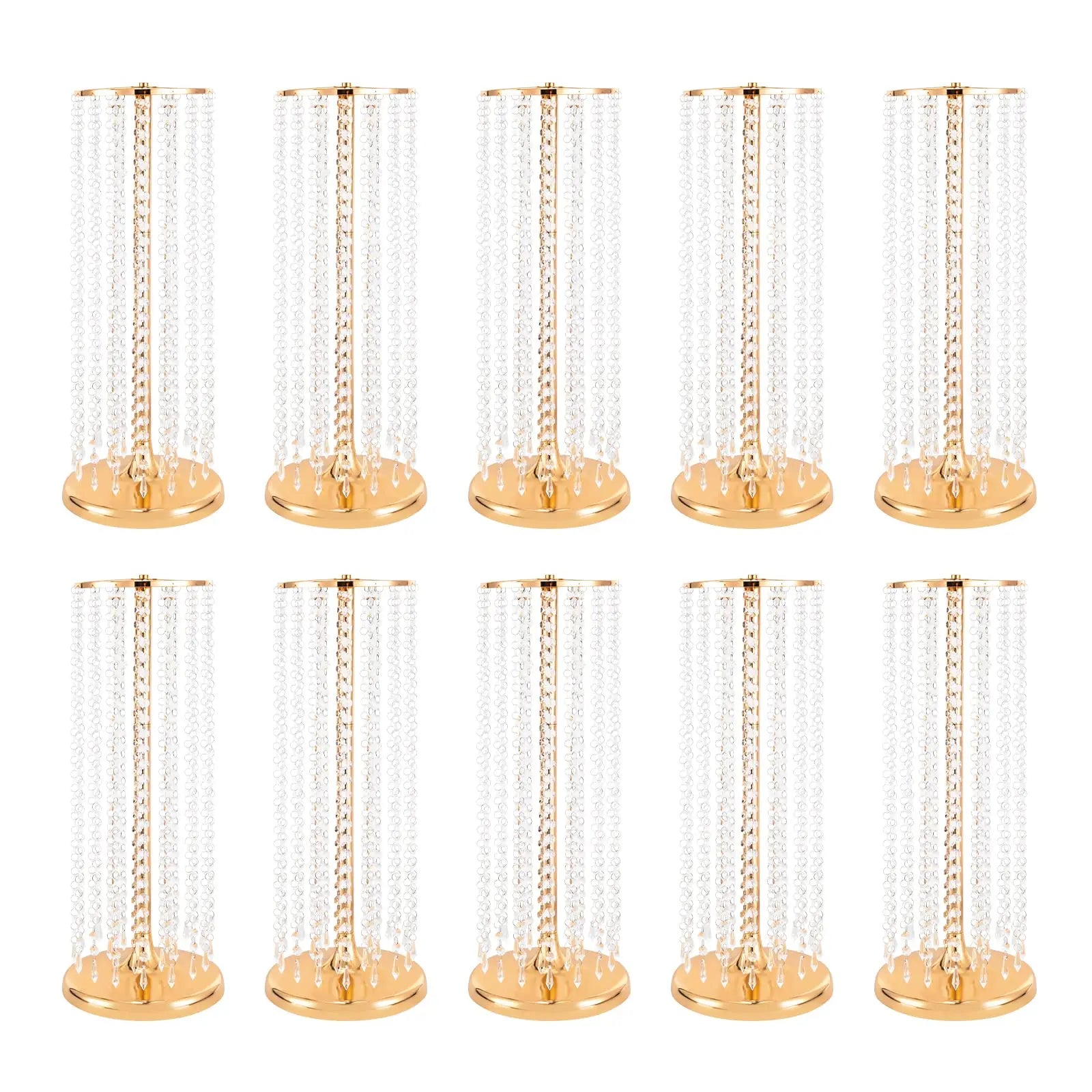 Tall Wedding Centerpieces Flower Vases, Metal Flowers Stand, Acrylic Crystal Stand, Column Vases Centerpieces for t