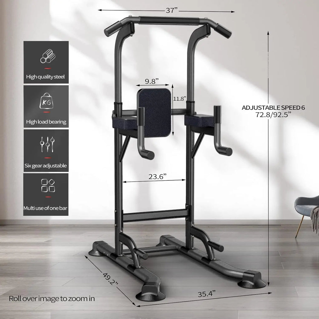 Home Gym Use, Iron Material, Gray Color, Adjustable Height, Multi-Function for Strength Training