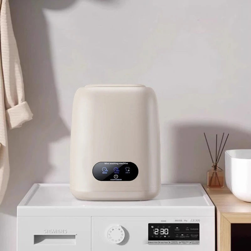 Fully Automatic Underwear Socks Washing Machine, Mini Compact All-in-One Wash & Drain Personal Laundry Washer