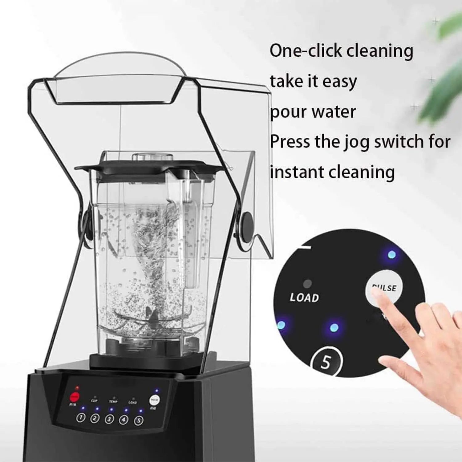 Breaker Blender,2L Large High Speed Smoothie Maker,17000rpm Powerful Motor,5-Speed Preset